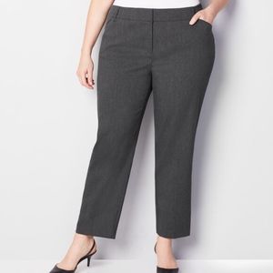 Avenue Super Stretch Trouser Gray NWT